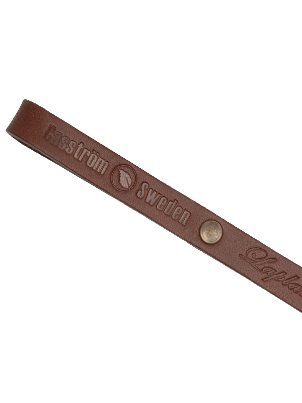 Cinghia in cuoio Casström con fibbia in ottone, Cognac