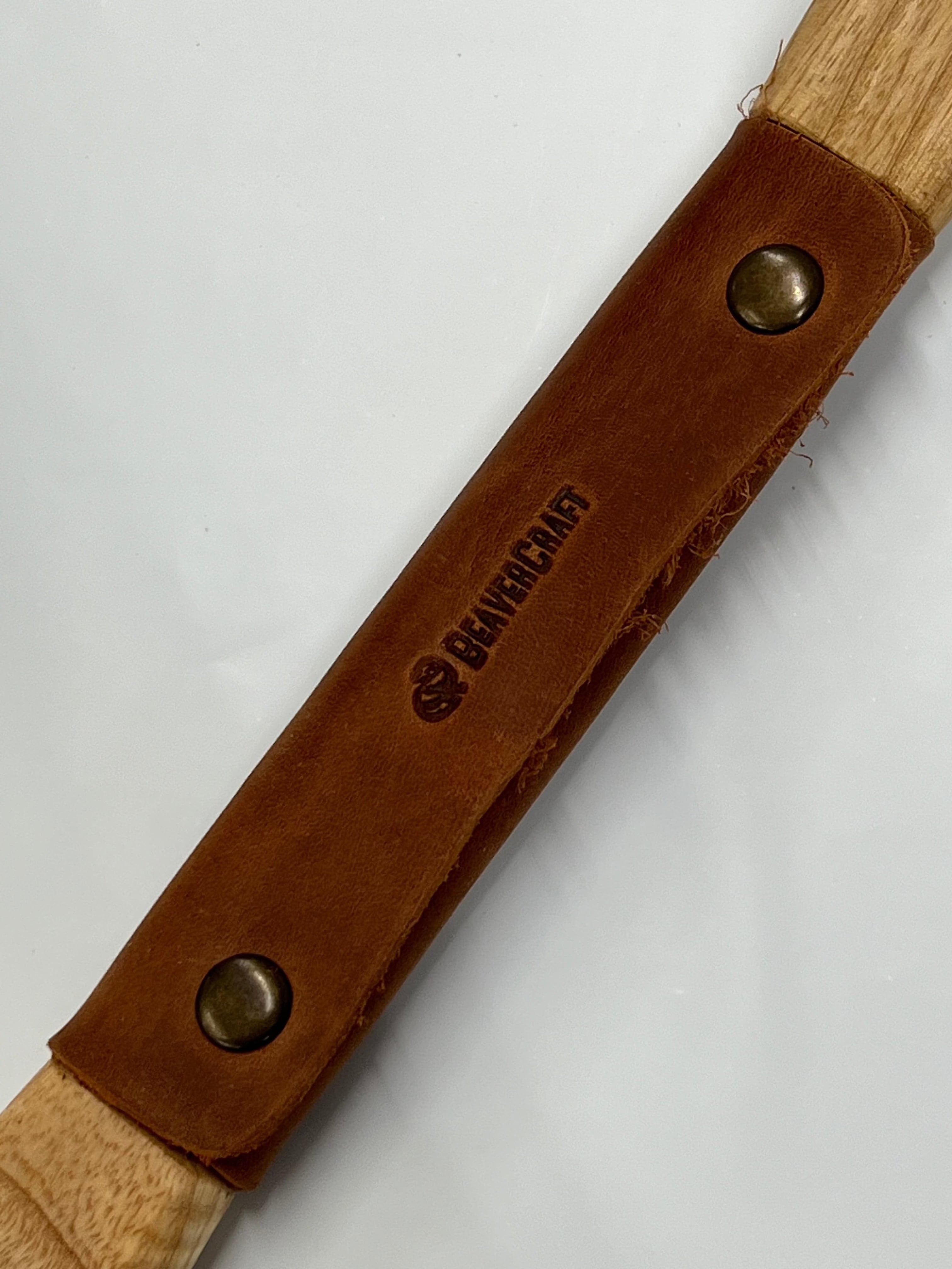 Coltello da intaglio 120mm incl. fodero in pelle (DK2S)
