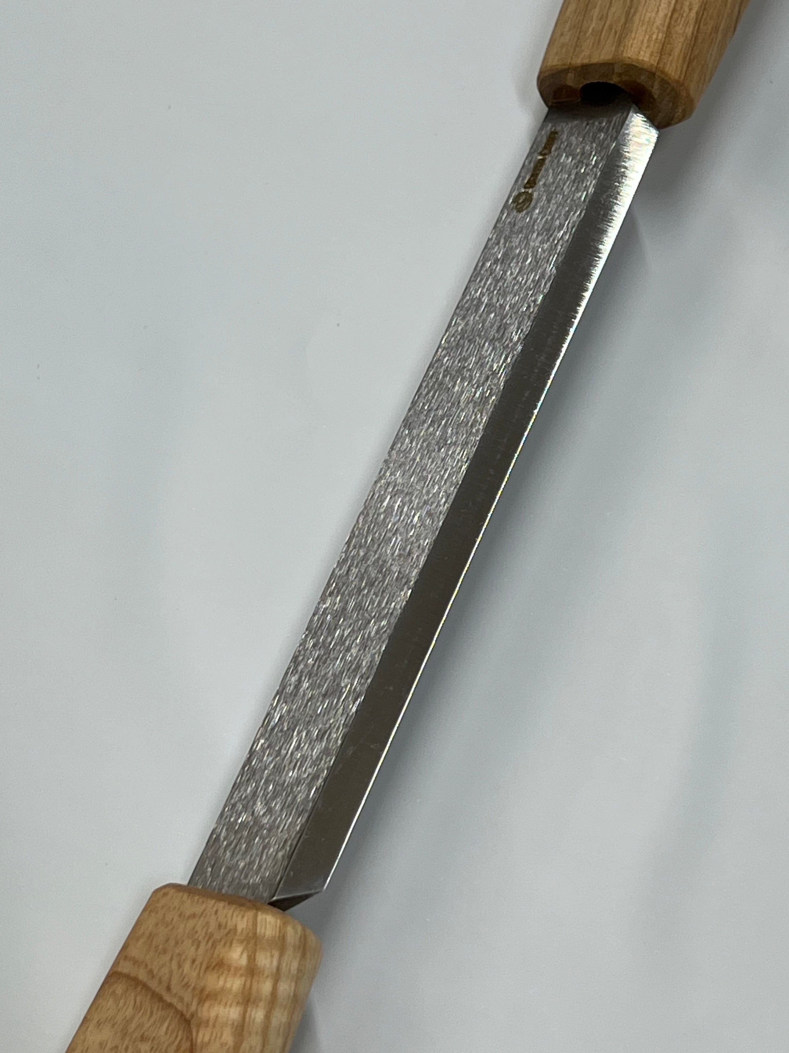 Coltello da intaglio 120mm incl. fodero in pelle (DK2S)