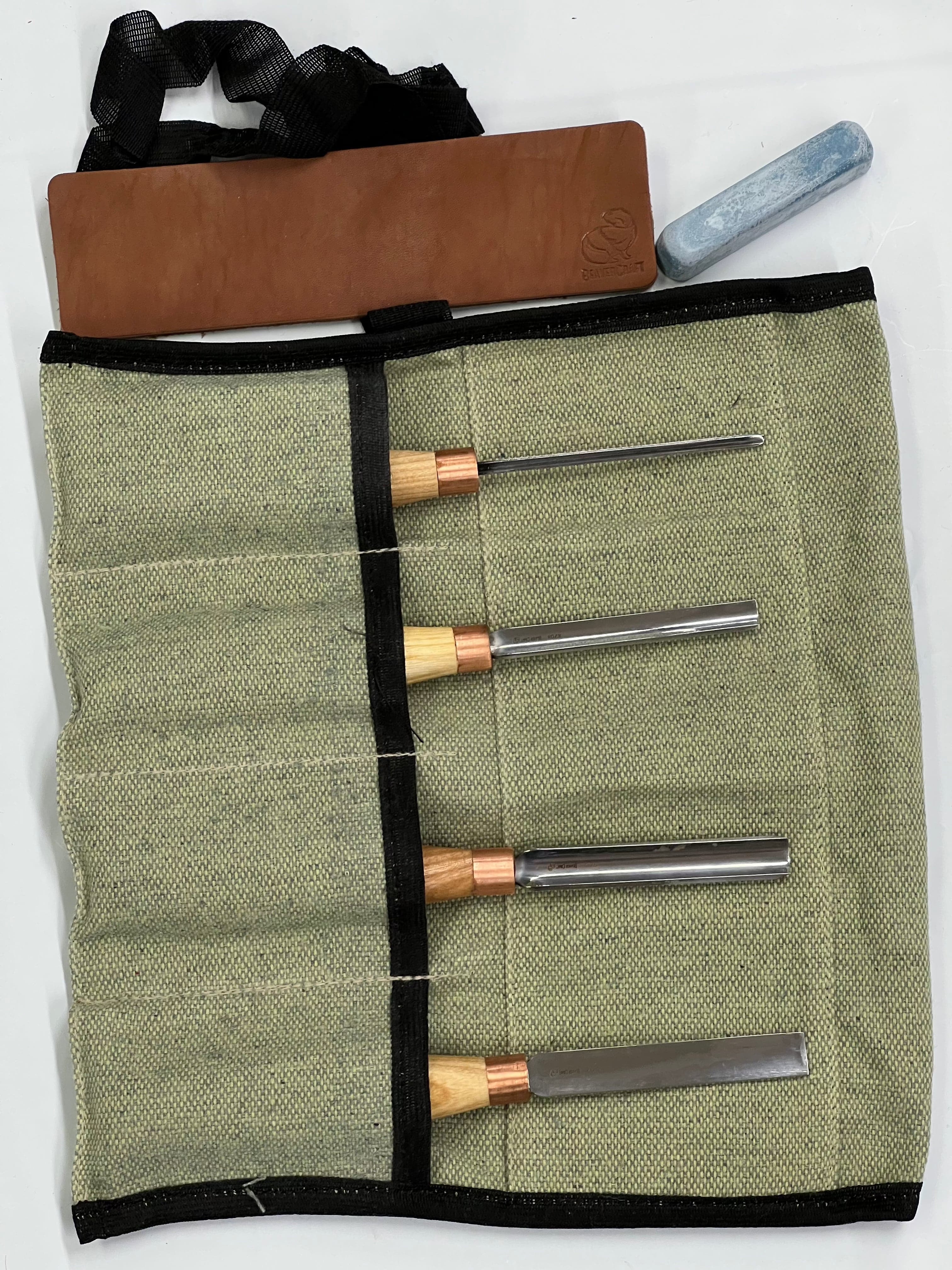 Set di scalpelli per intaglio SC02 di Beaver Craft, 4 scalpelli