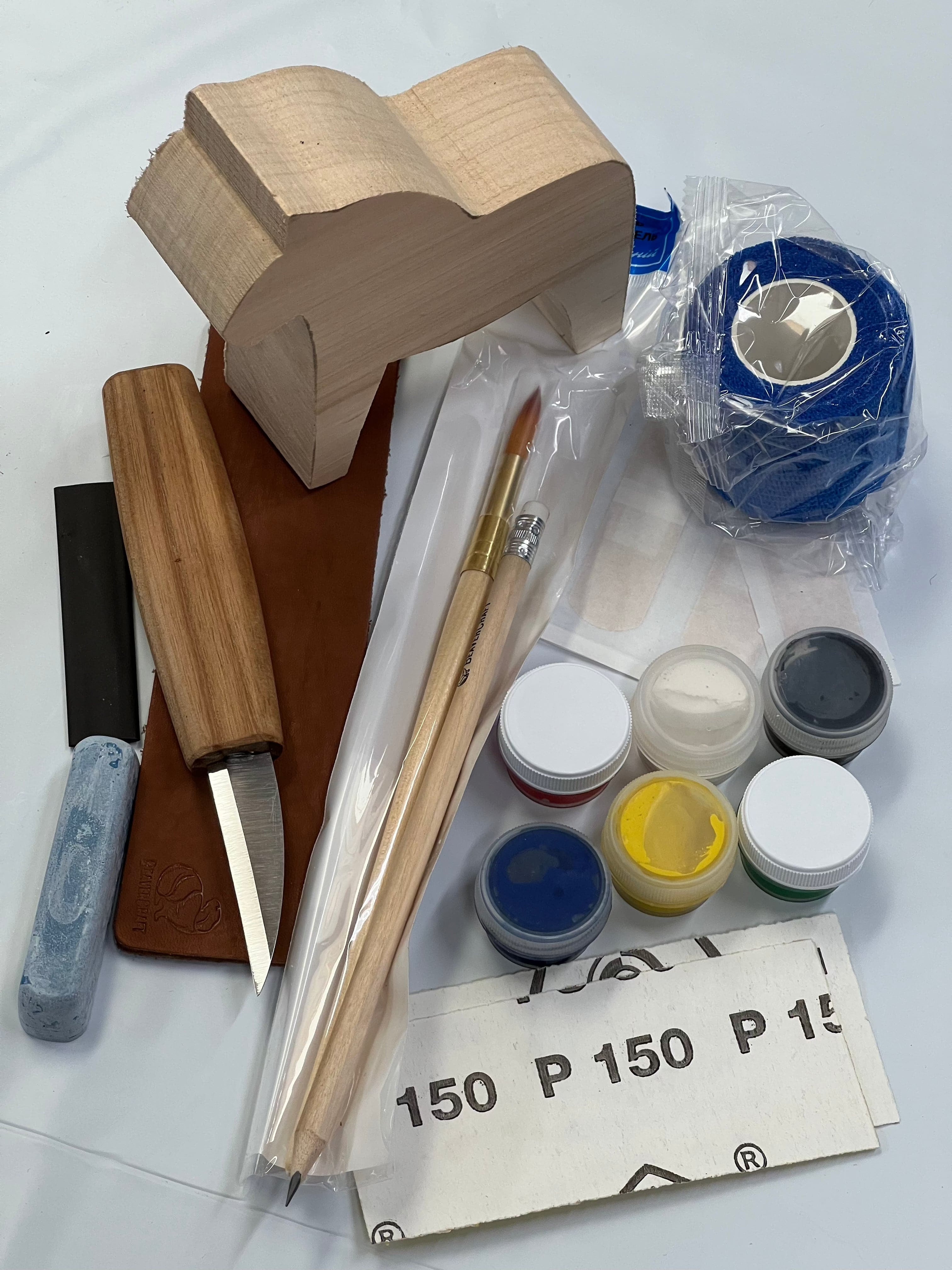 Set per intaglio nel legno DIY02 Cavallo