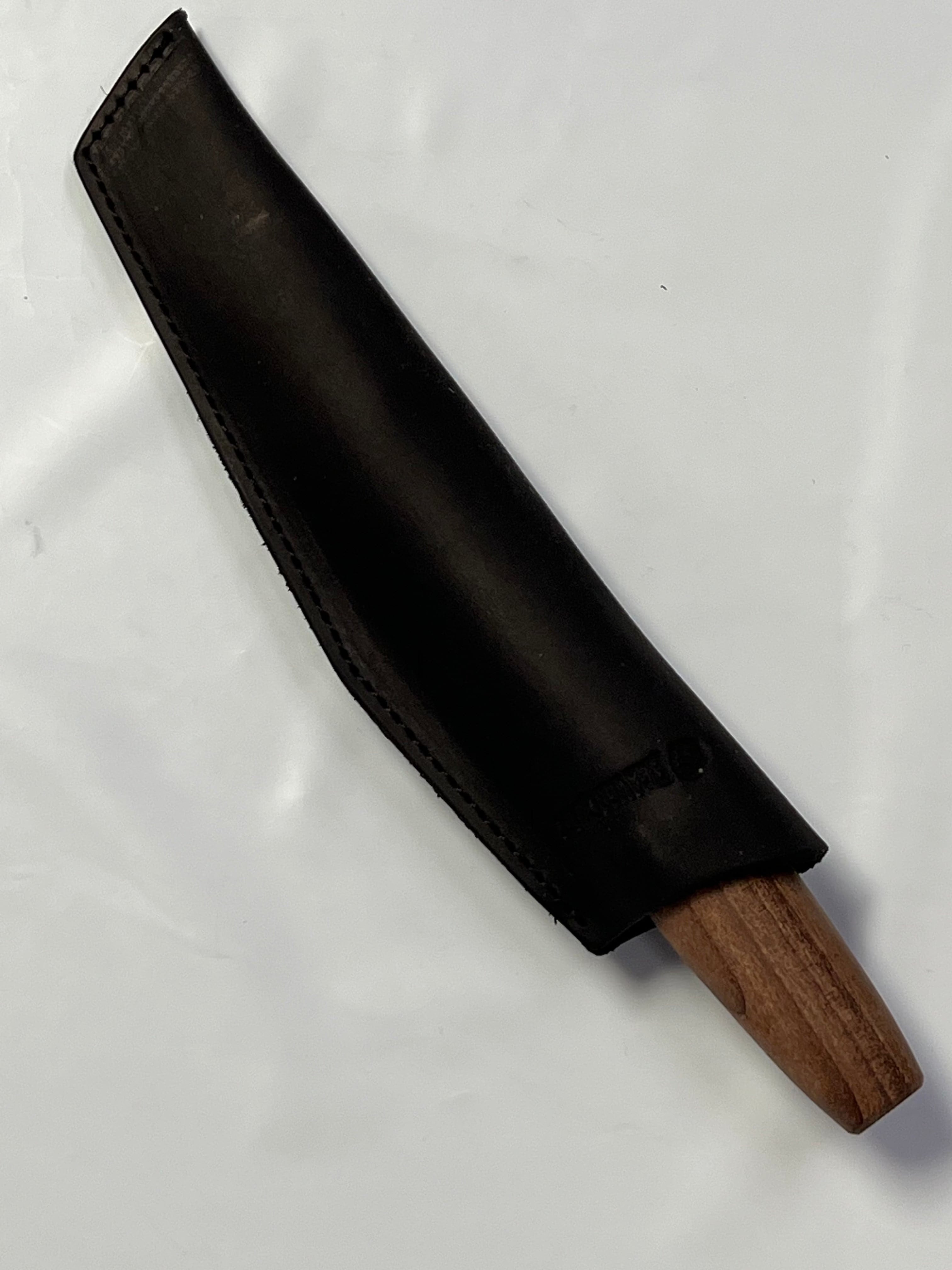 Coltello da intaglio 78mm C4X con fodero in pelle Beaver Craft