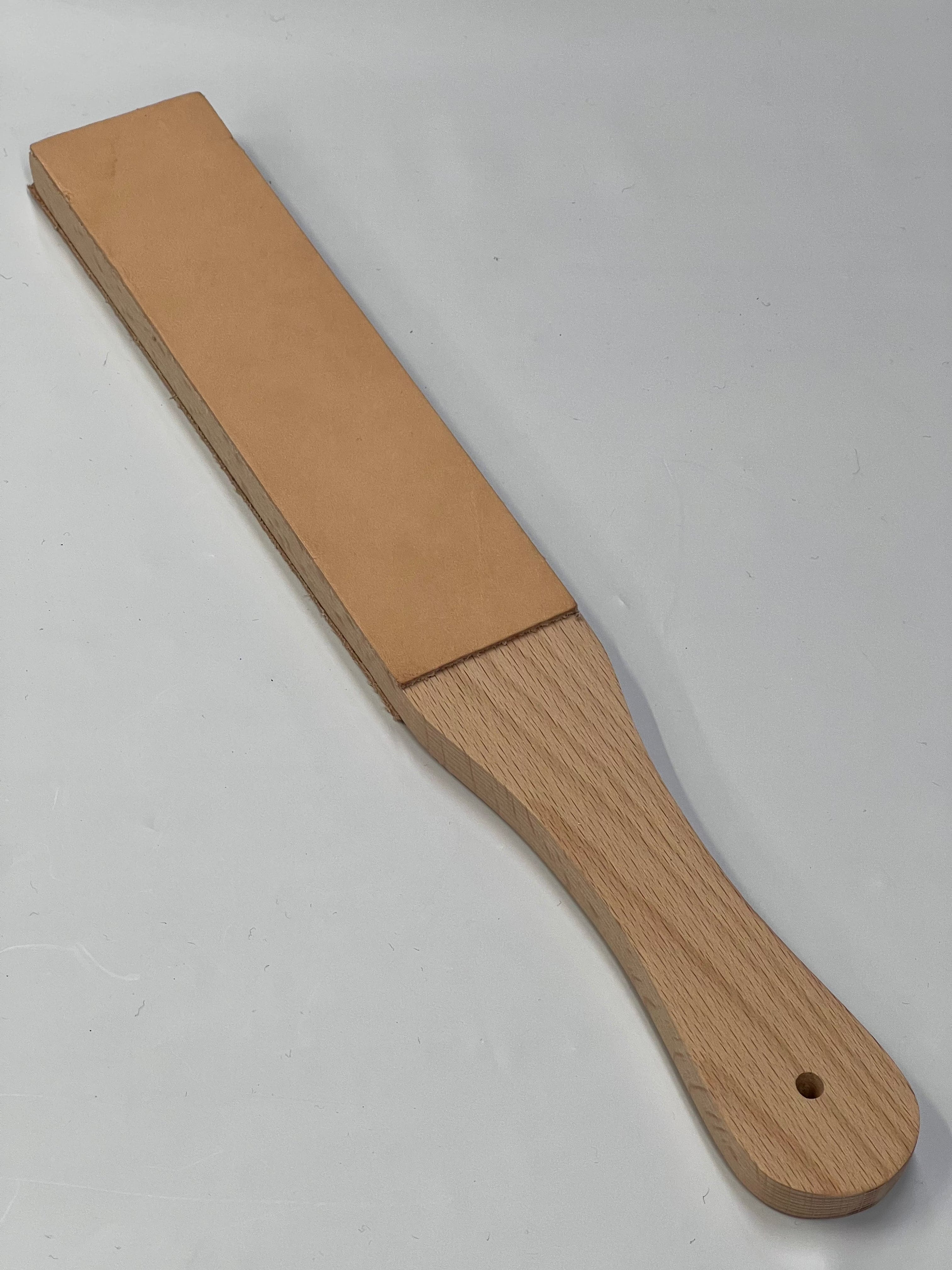 Cinturino in cuoio bifacciale su base in legno RW054