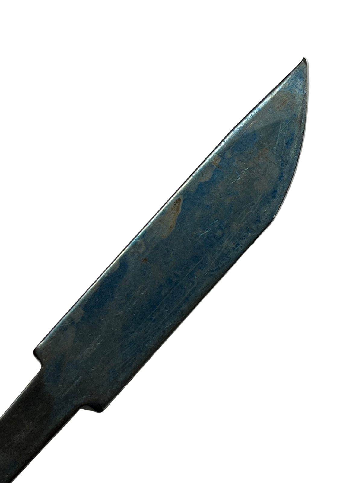 Lama per coltello 80mm temprata non affilata