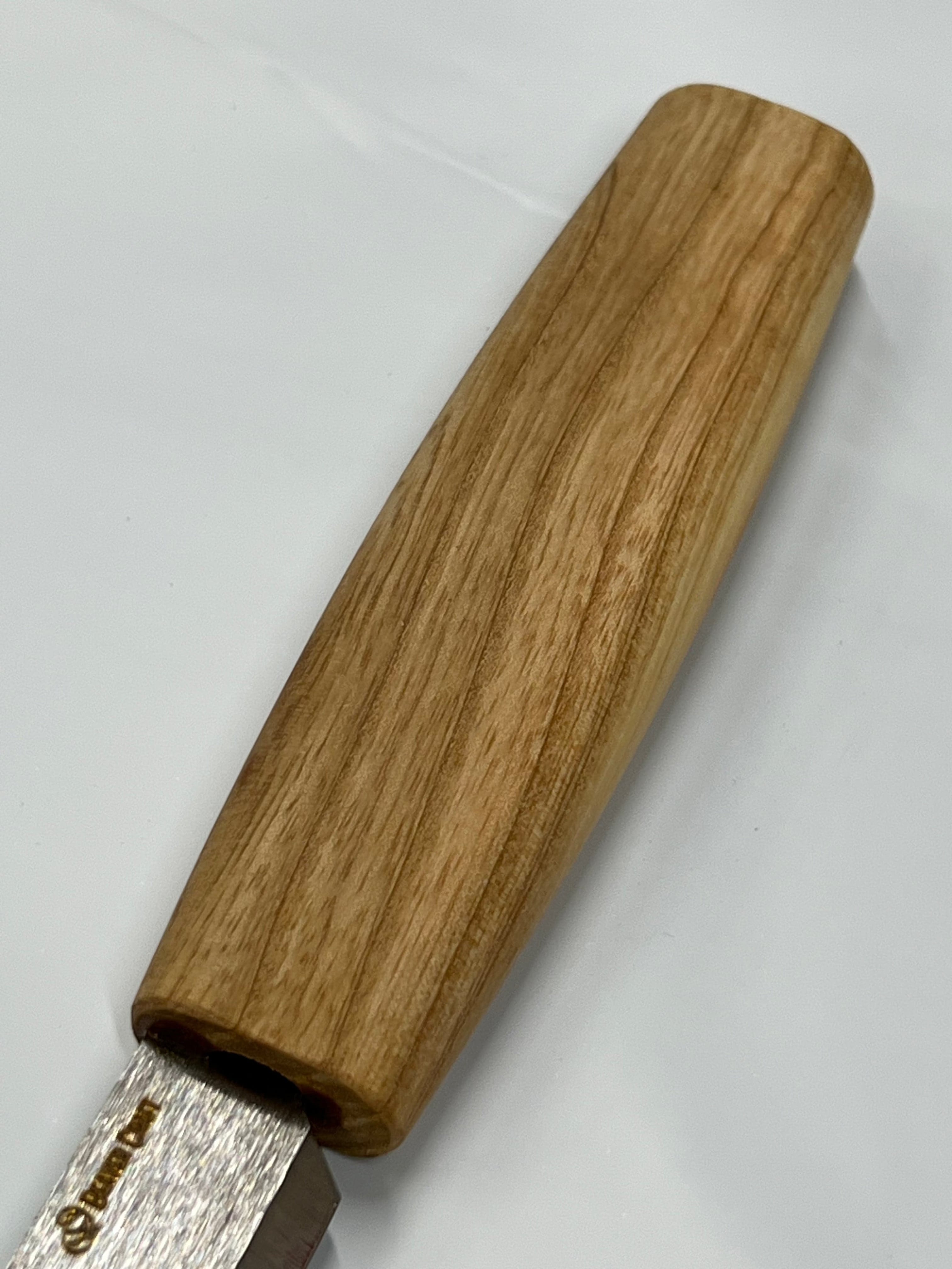 Coltello da intaglio 120mm incl. fodero in pelle (DK2S)