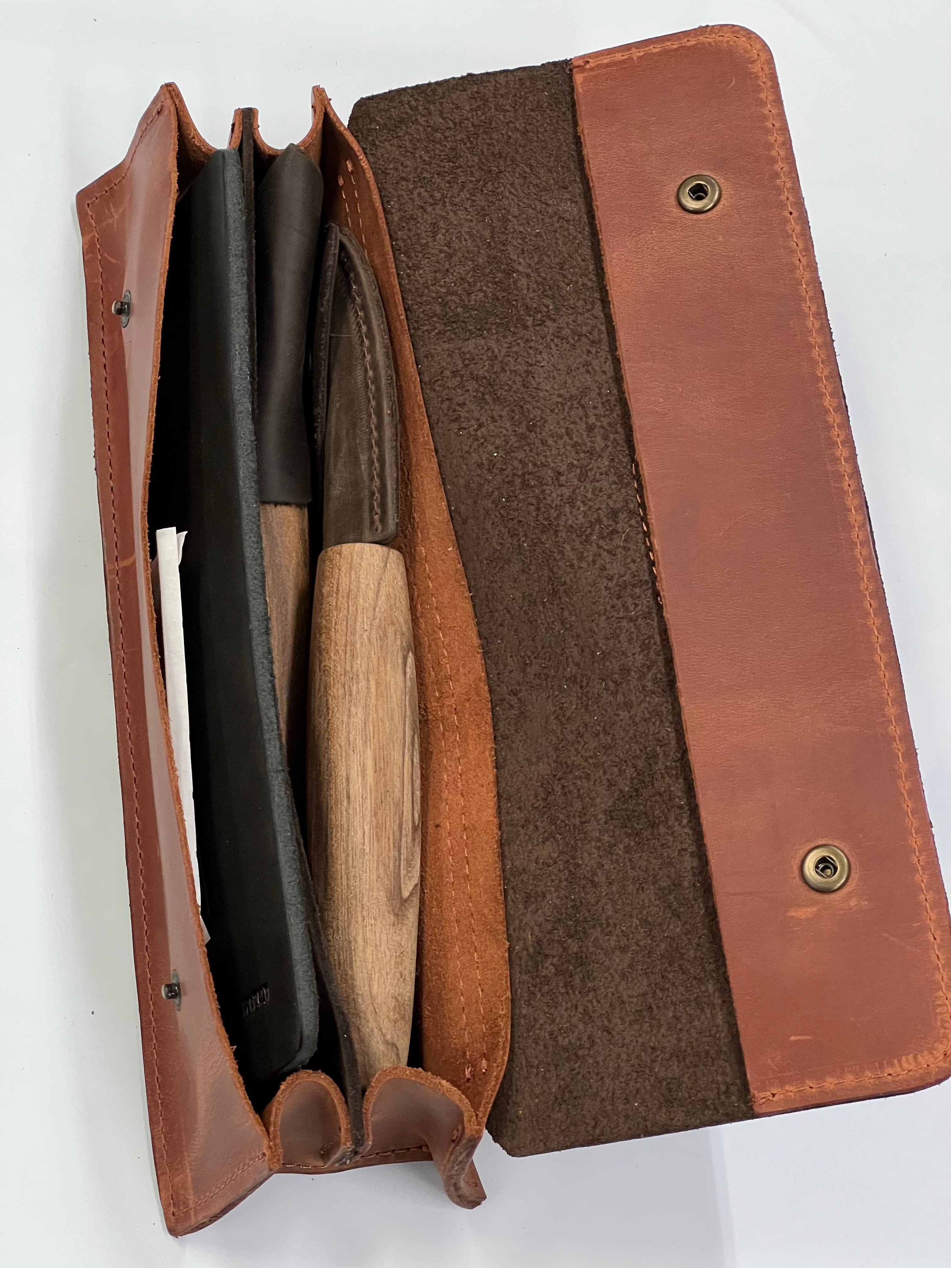 Set per intaglio del legno in pelle S01X Beaver Craft