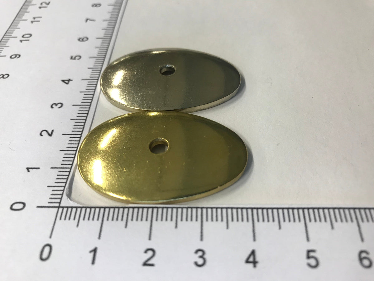 Piastra terminale per albero 25x39mm