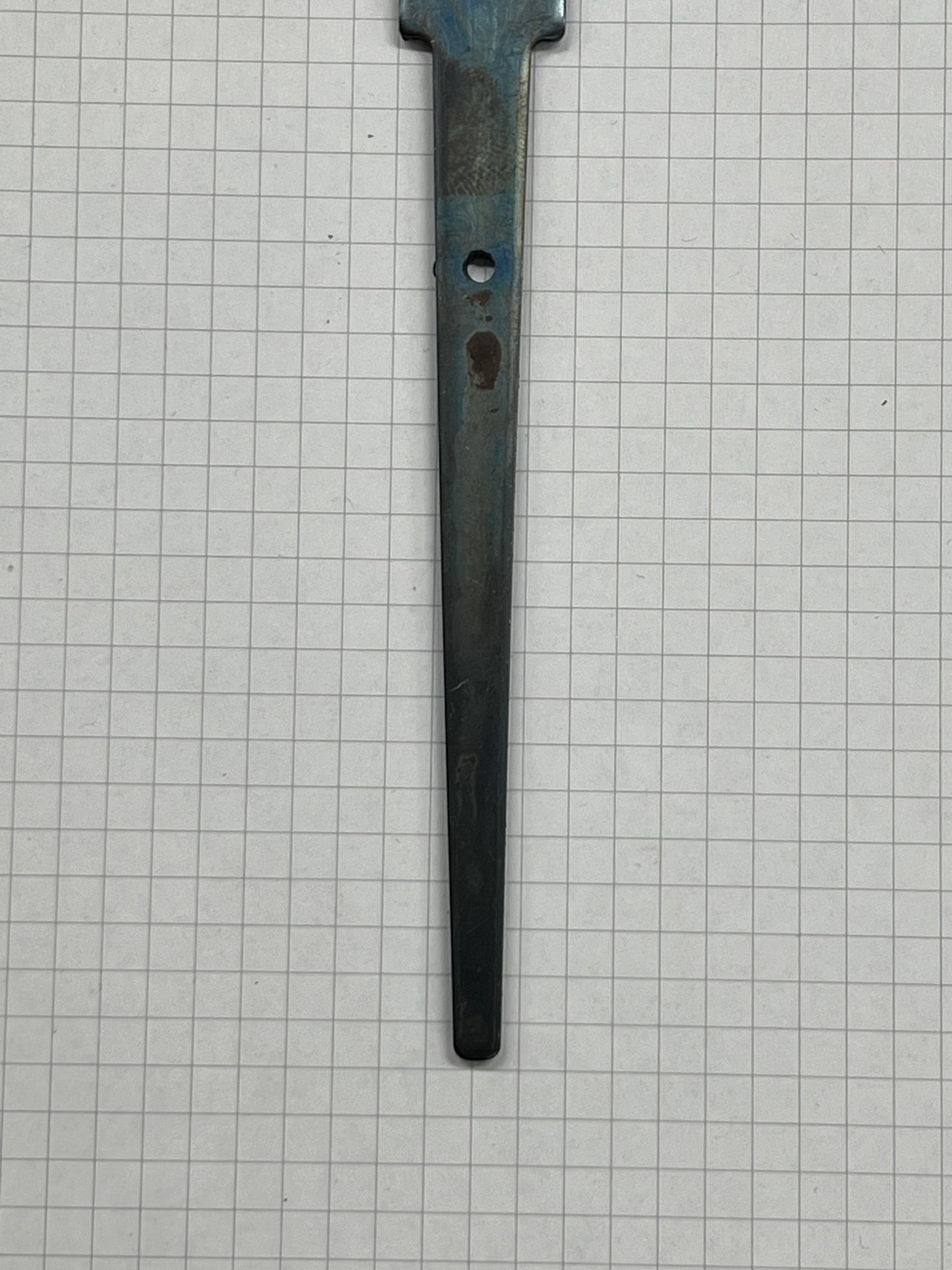 Lama per coltello 80mm temprata non affilata