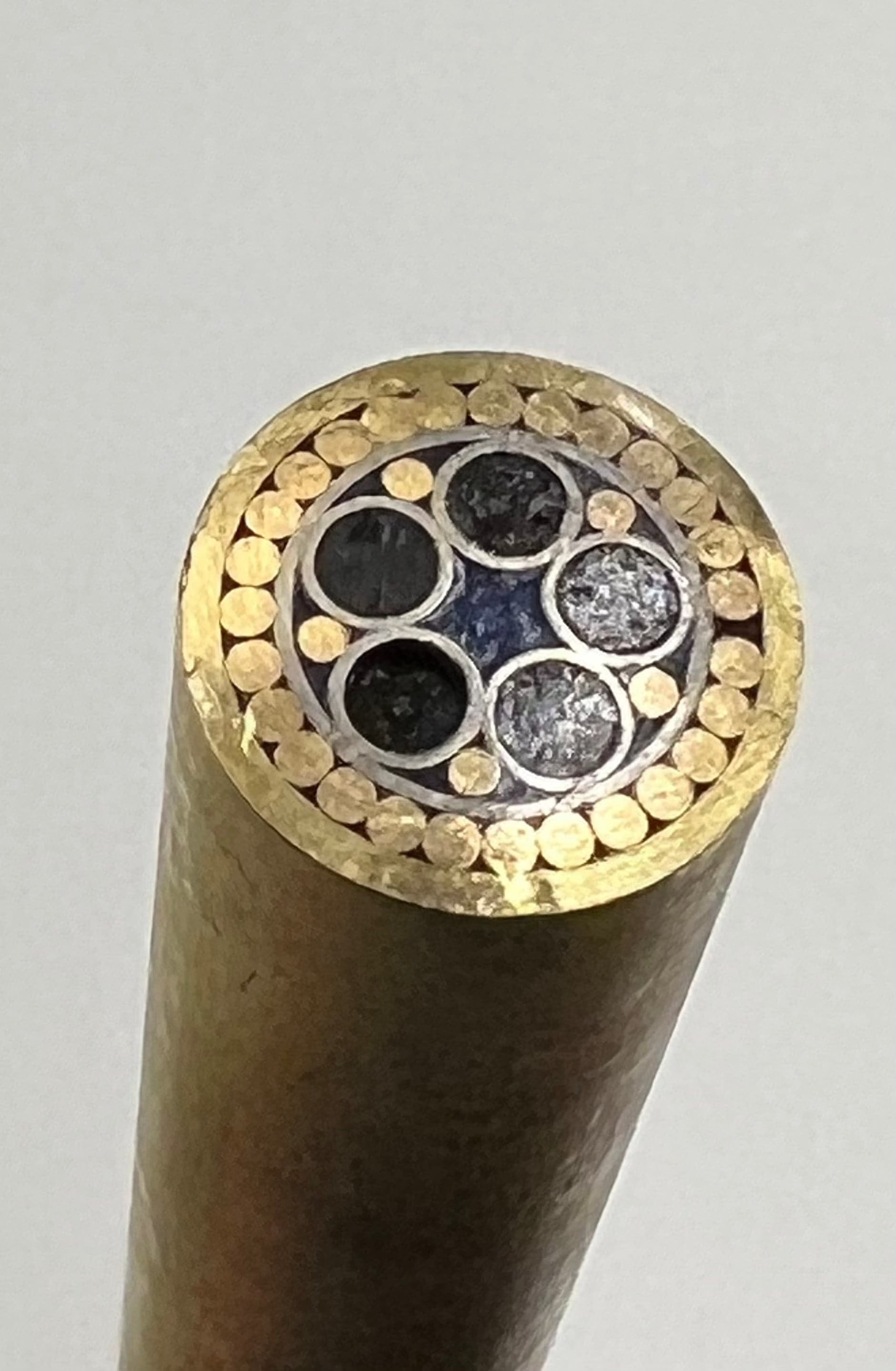 Perno a mosaico 9,5 mm Decorazione per manico