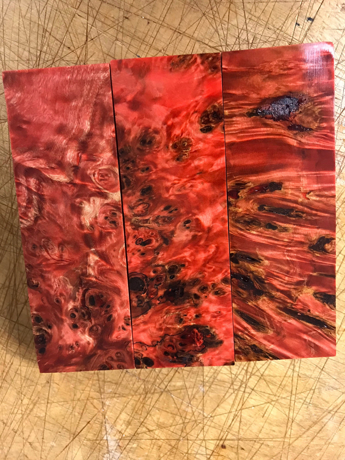 Nodo di pioppo - Rosso
