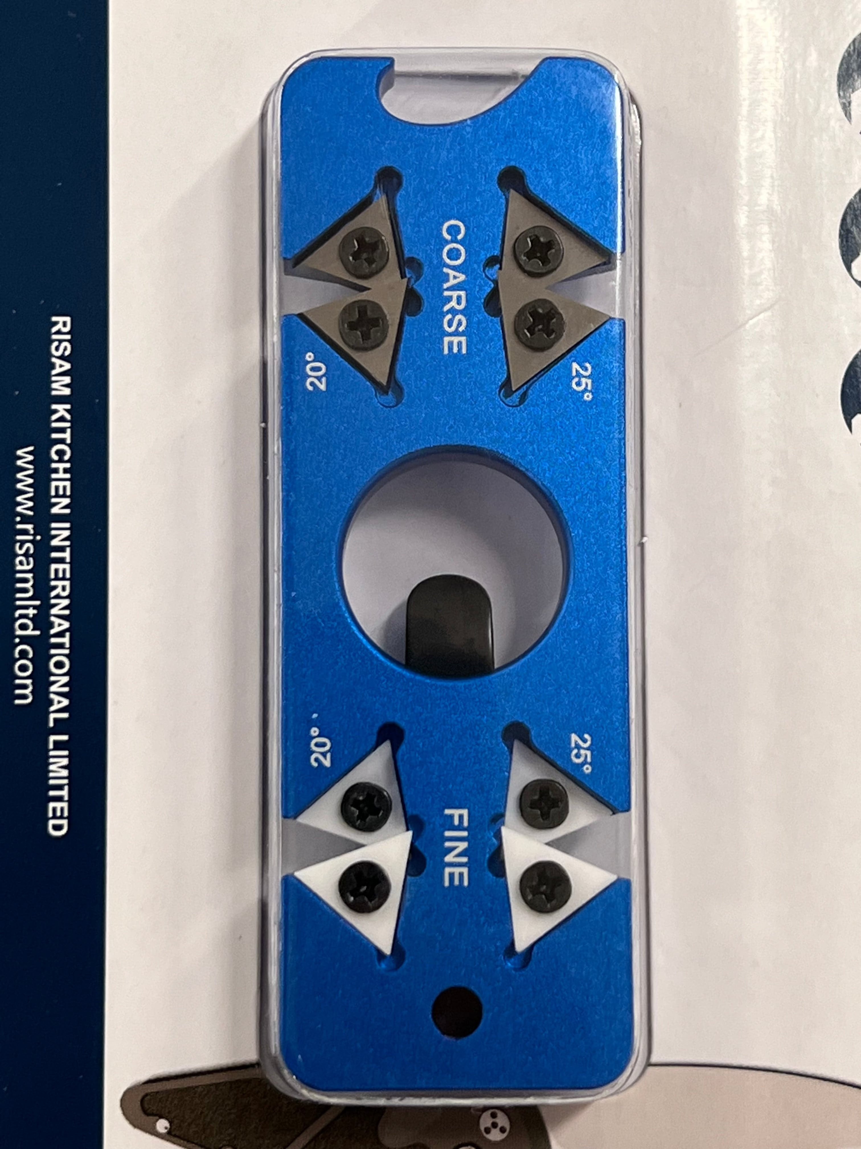Affilatore rapido per coltelli da outdoor 20/25 gradi
