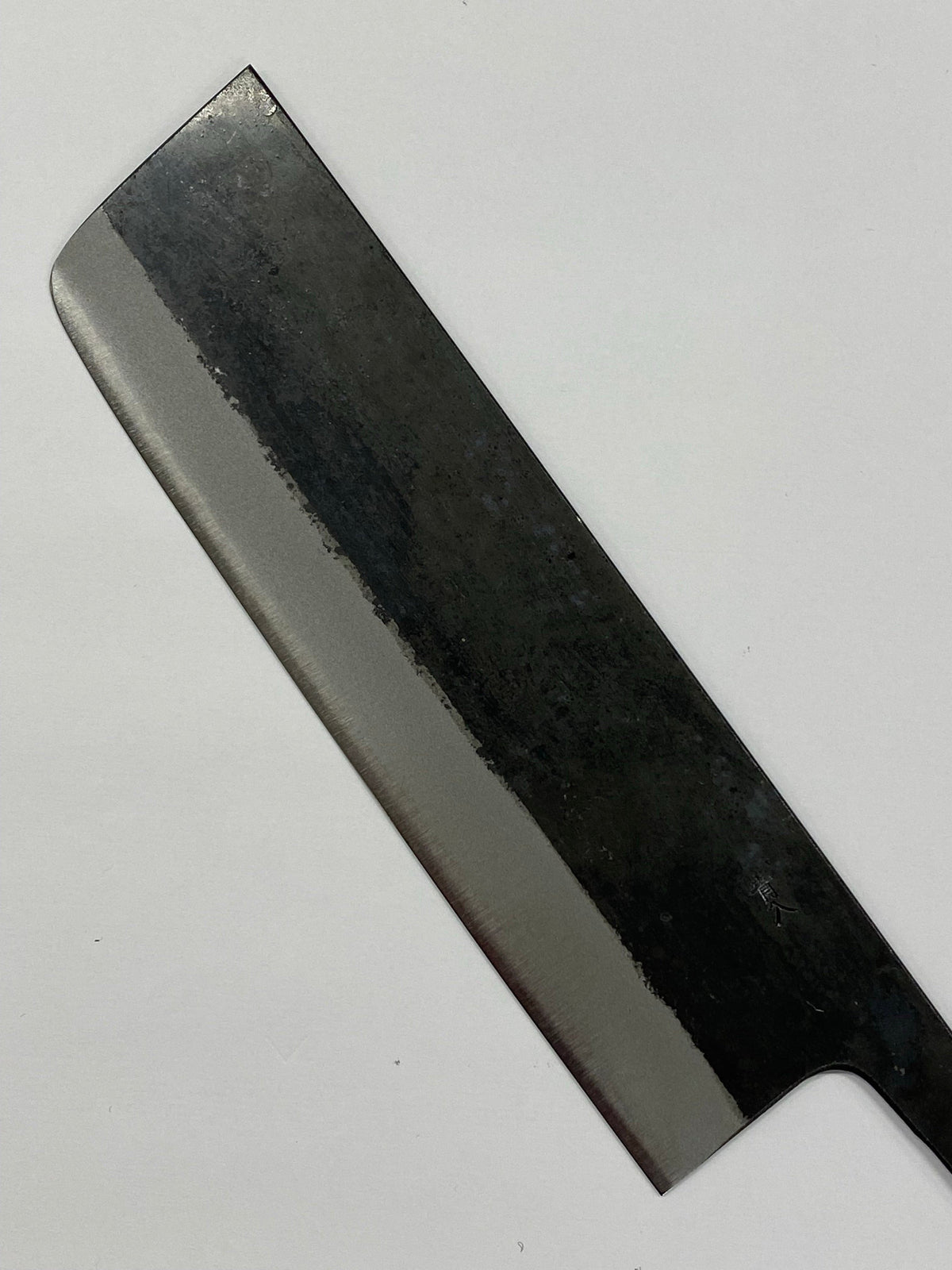 Lama per coltello Nakiri 180 Blue 2 forgiata a mano giapponese