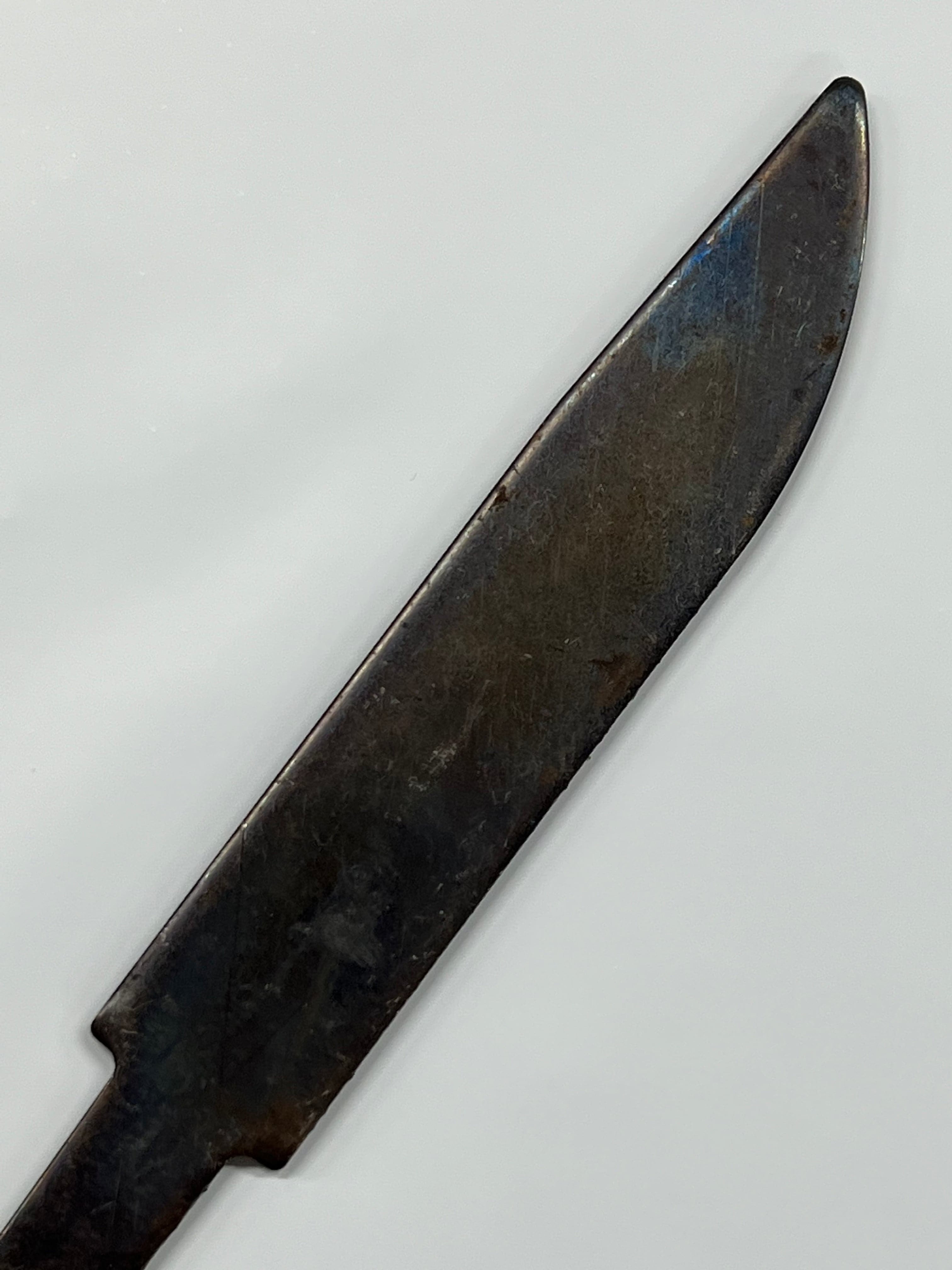 Lama per coltello 90mm temprata non affilata