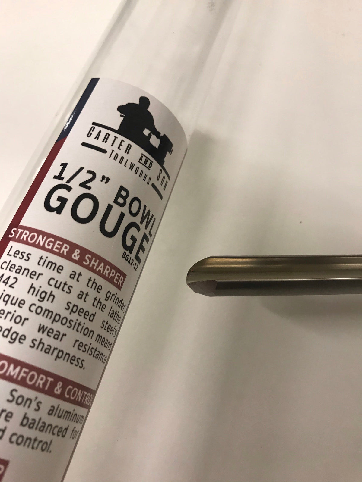 Gorbia in acciaio super rapido M42 - Carter and Son Toolworks