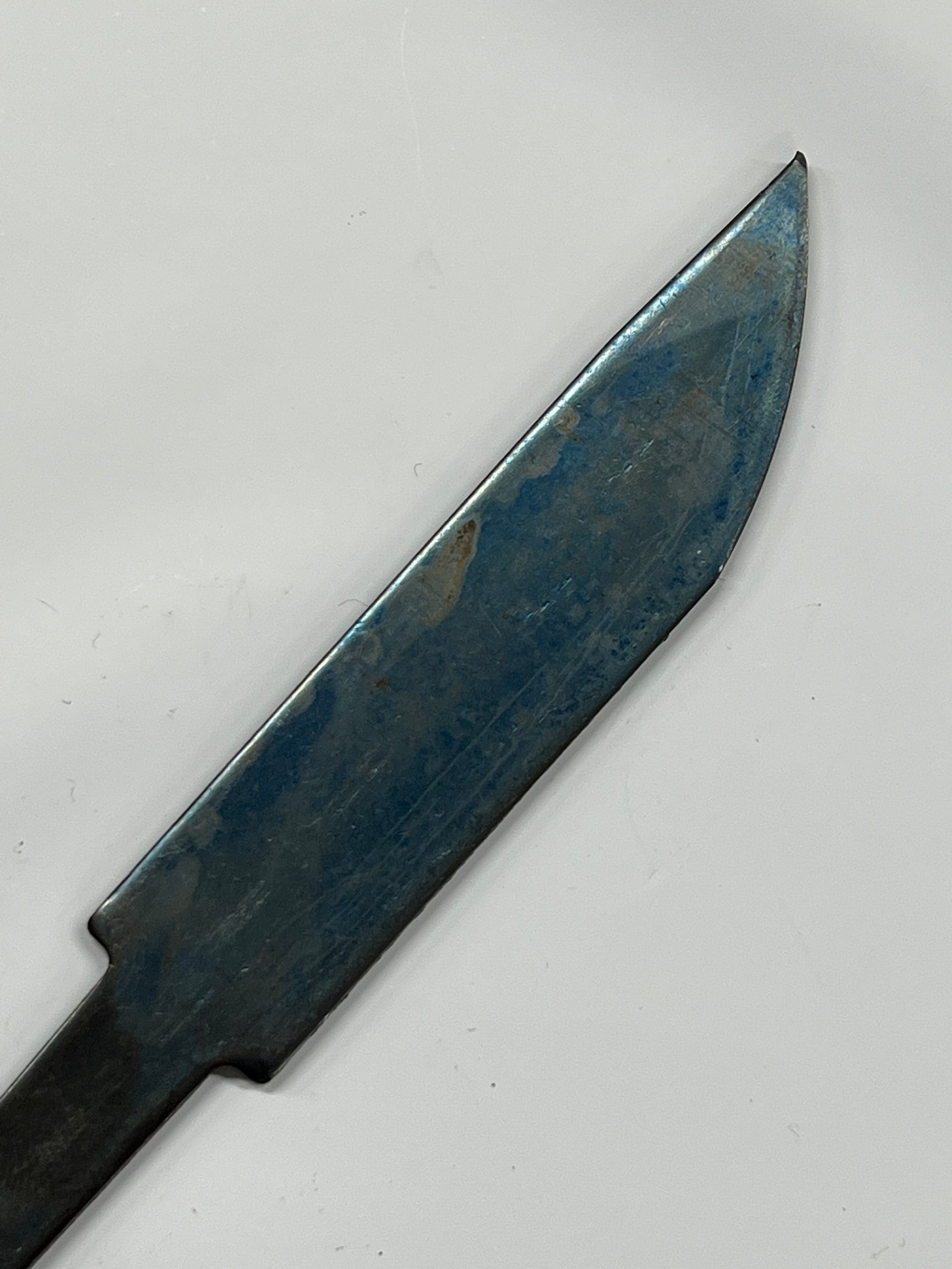 Lama per coltello 80mm temprata non affilata