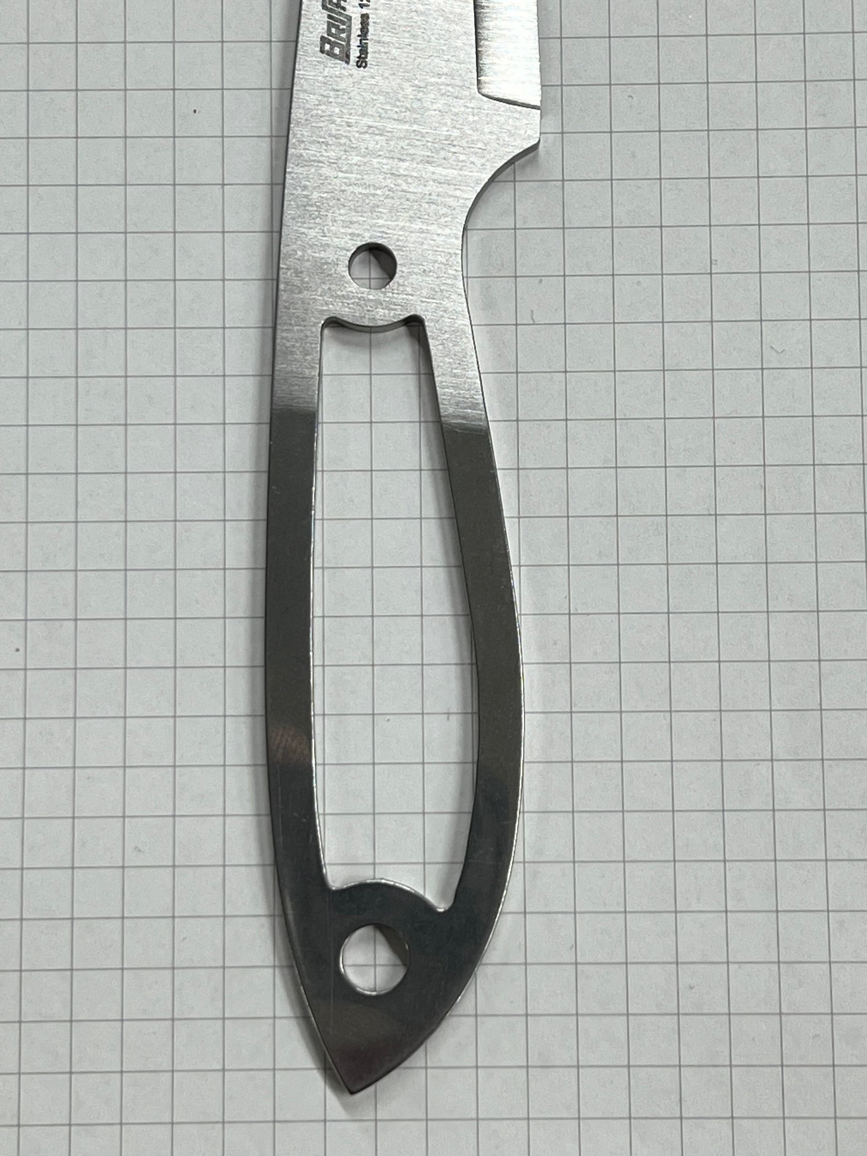 Lama per coltello Brisa Bobtail 80 in acciaio inossidabile