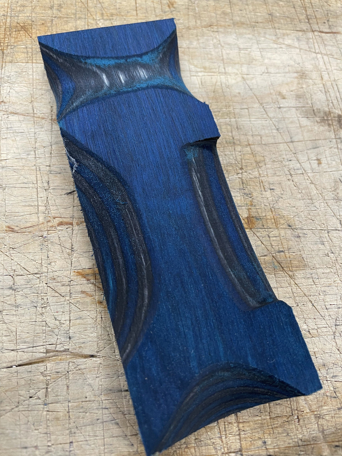 Lawood Plate - Ceppo laminato e colorato per manici