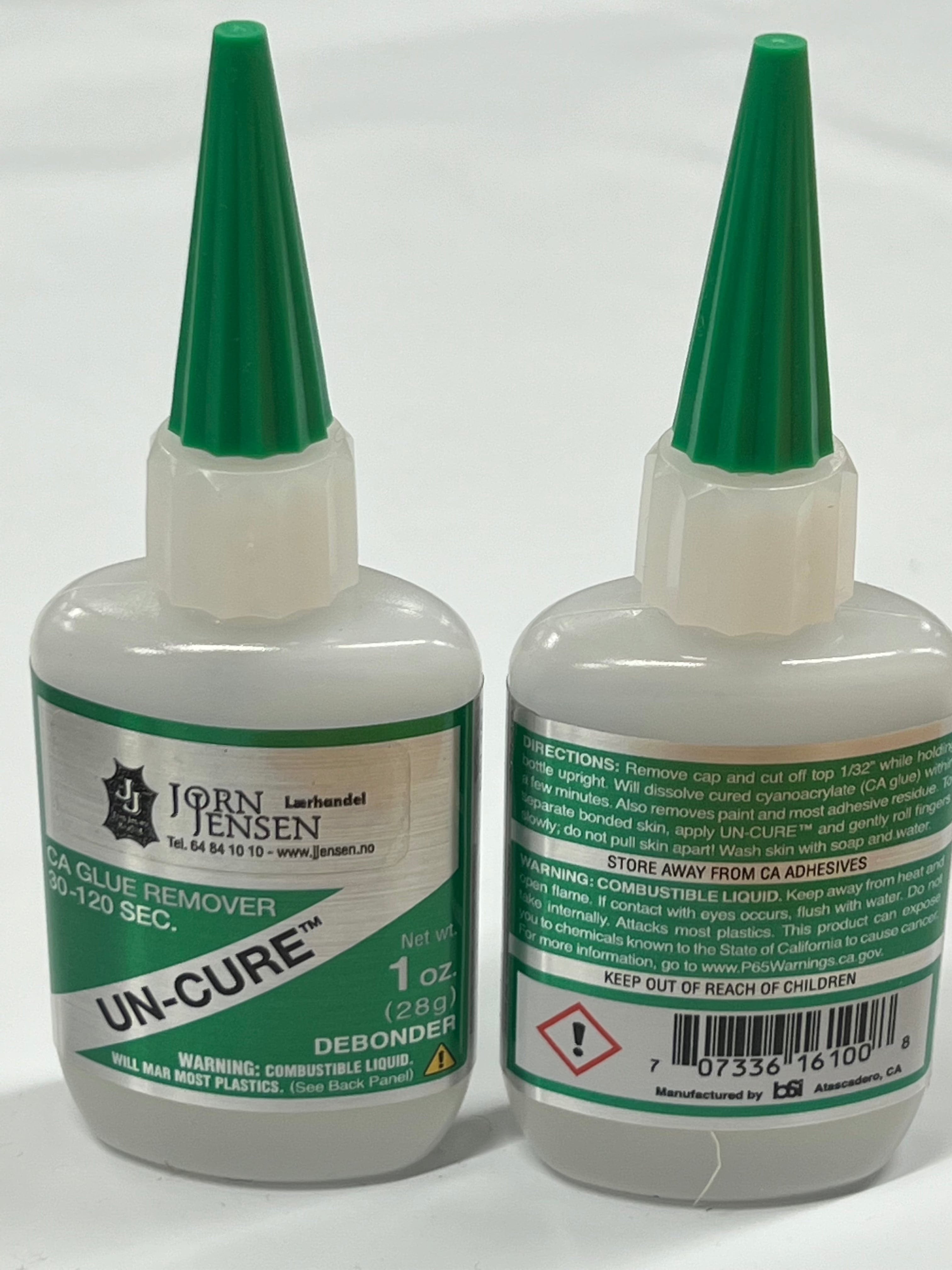 BSI Un-Cure solvente per colla cianoacrilica verde 28g
