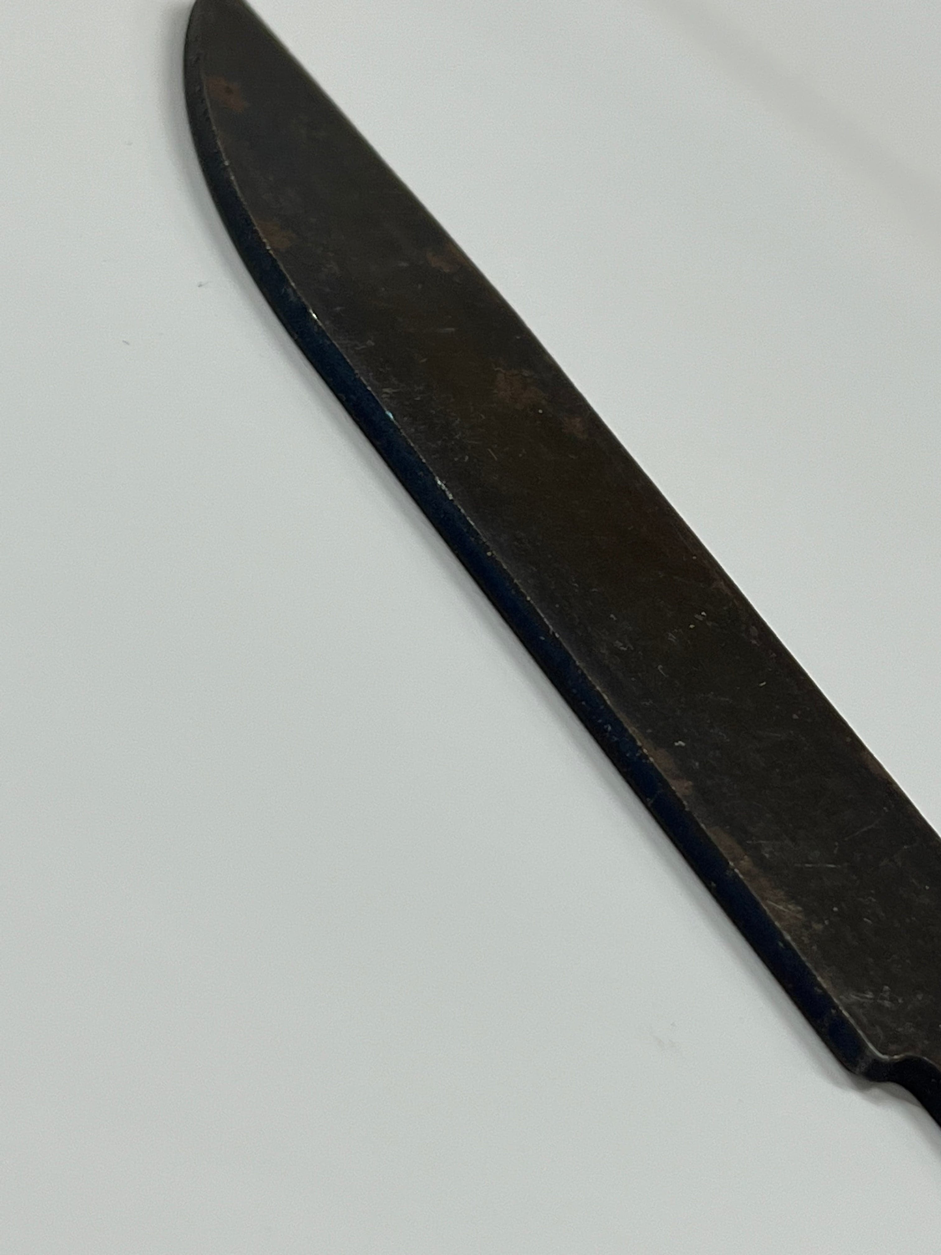 Lama per coltello 90mm temprata non affilata